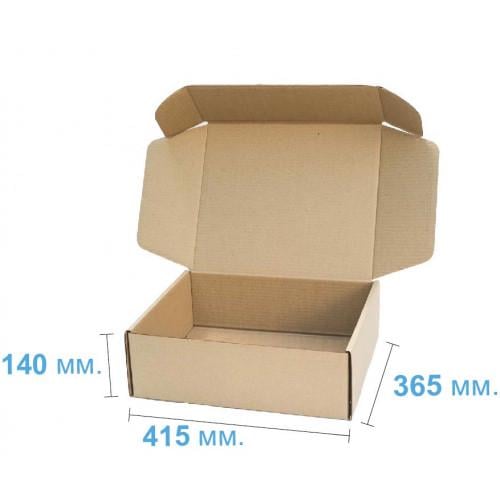 Коробка 415х365х140 Бурый (256) - фото 2 Коробка 415х365х140 Бурый (256) - фото 2