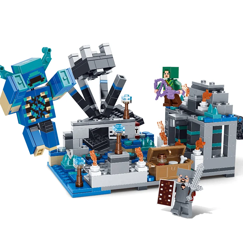 Конструктор Майнкрафт битва в глибинній темряві з Варденом 437 дет. - фото 3