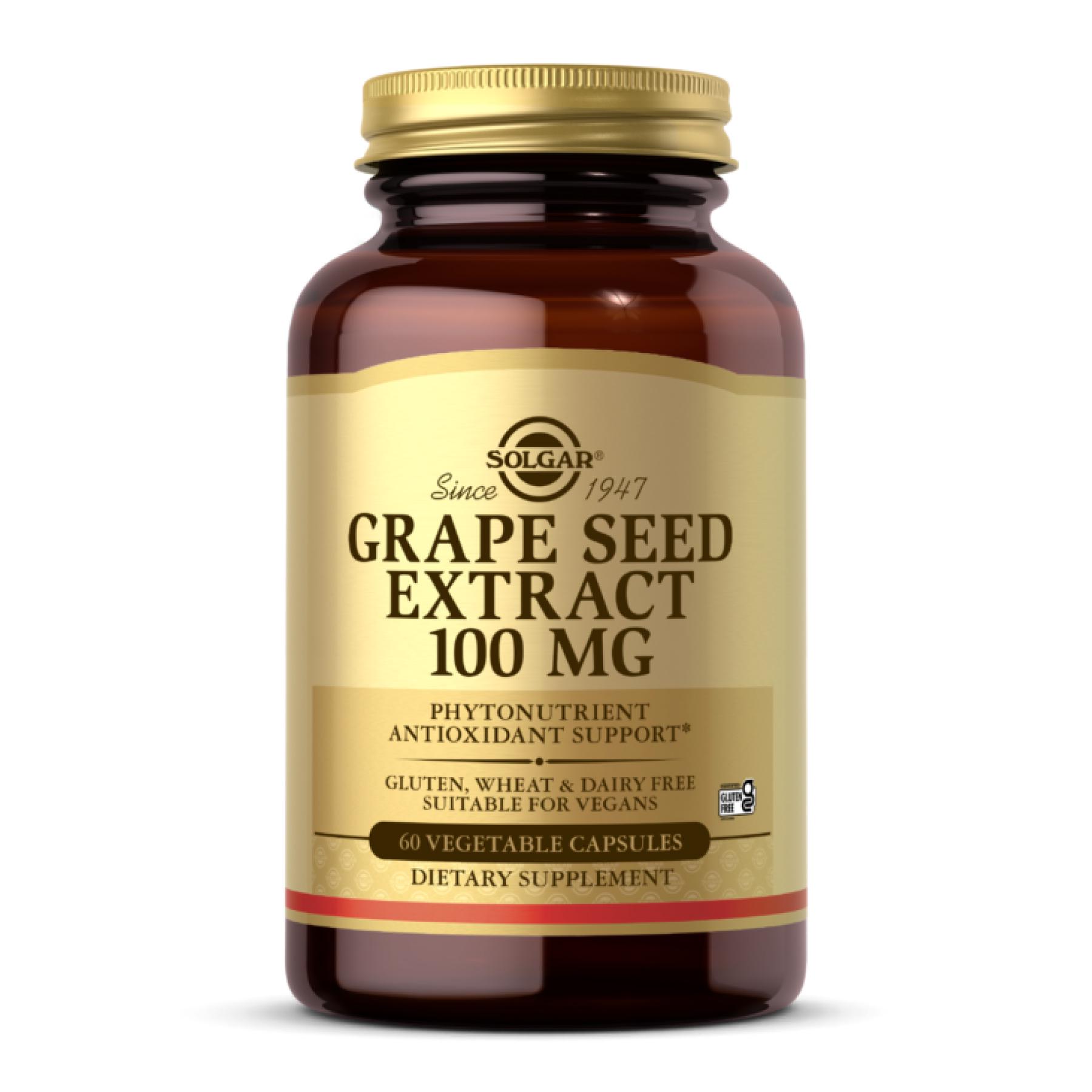 Натуральная добавка Grape Seed Extract 100 mg 60 vcaps (2022-10-1532)