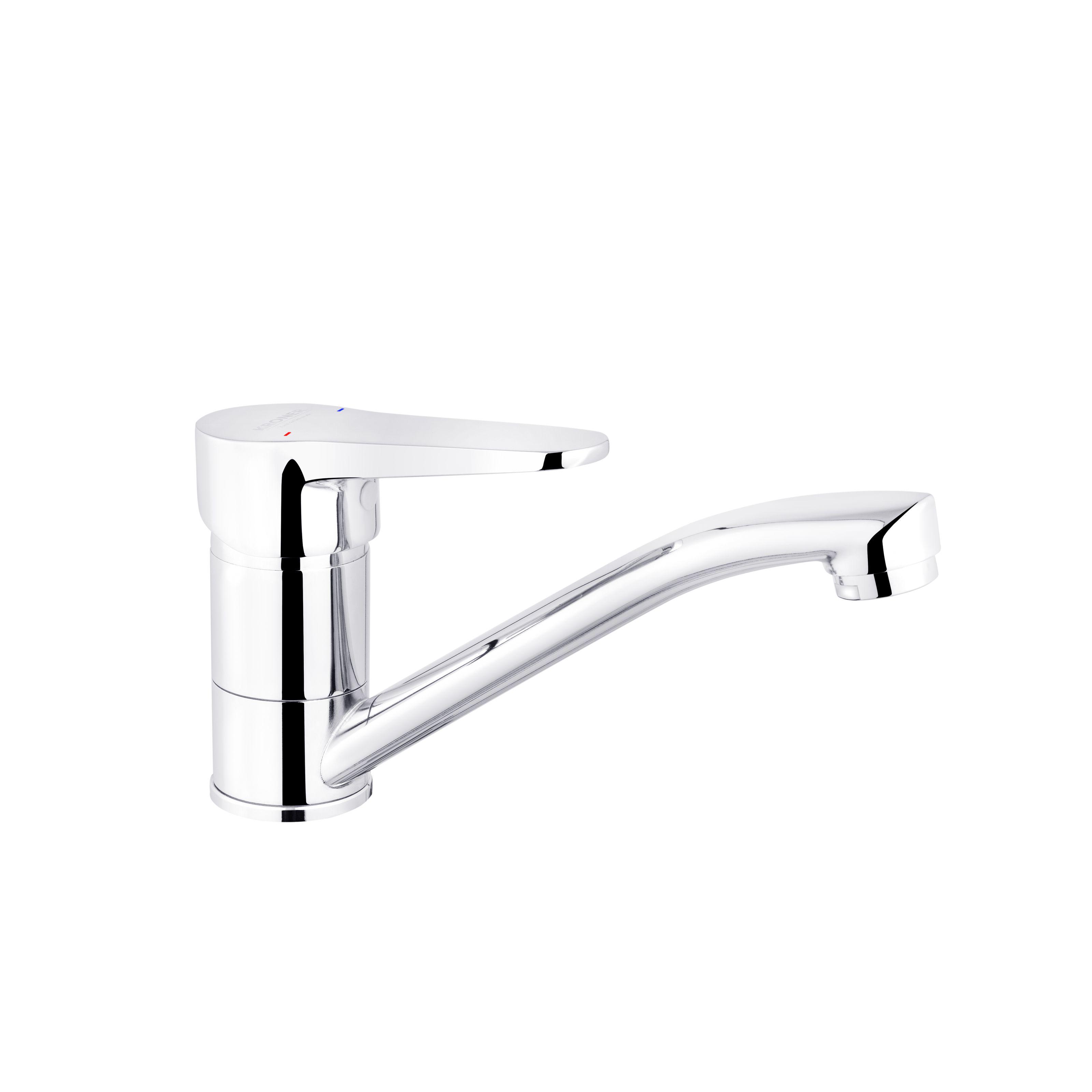 Смеситель для умывальника KRONER Elbe-C012 CV023576 однорычажный Хром (134764)