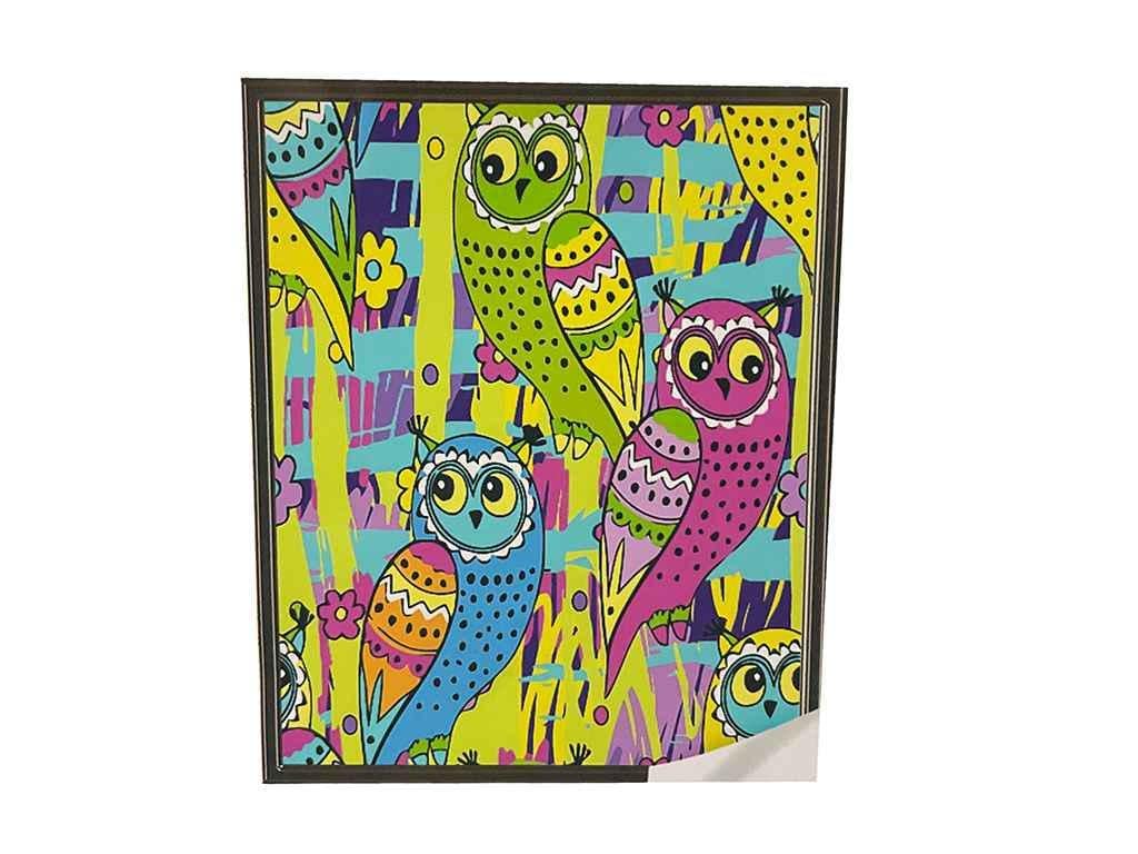 Картина по номерам Strateg Цветные птички 30х30 см (ES190)