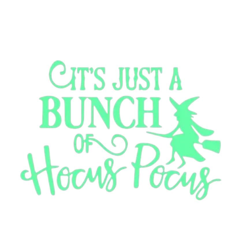 Наклейки на Хэллоуин люминесцентные 20x13 см Салатовый (N287)