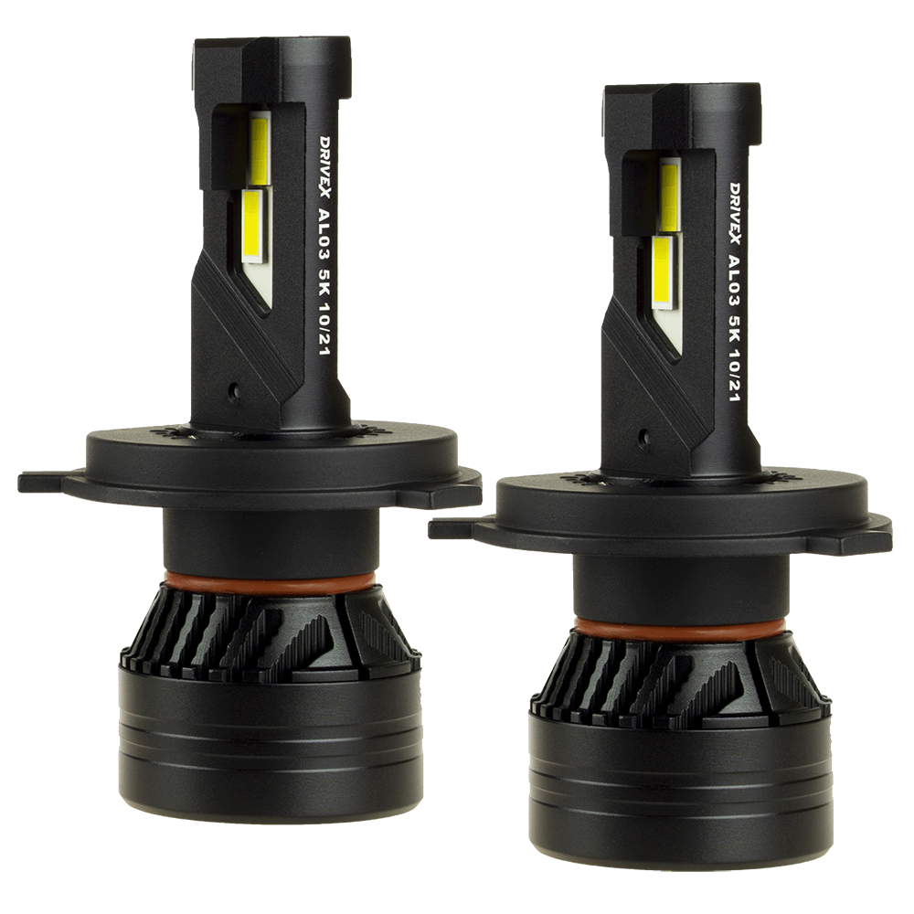 Лампы LED автомобильные DriveX AL-03 H4 H/L 5000K LED 45W CAN 12-24 В 2 шт. (DR-00001030)