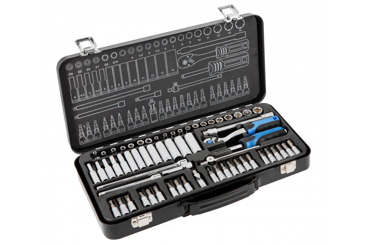 Инструменты HOEGERT набор 63 шт. 1/4" (HT1R486)