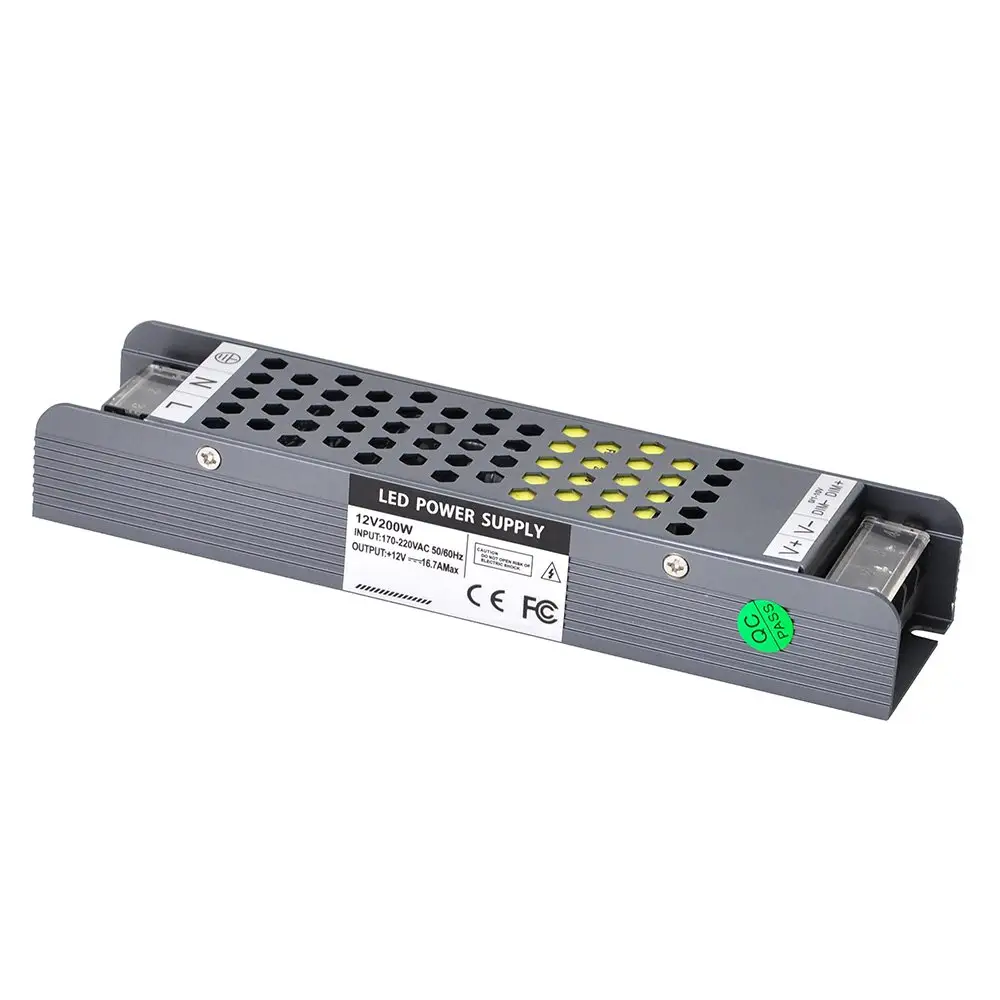 Блок питания Prolum 12V 200W 16.7А Series SP узкий (10304141)