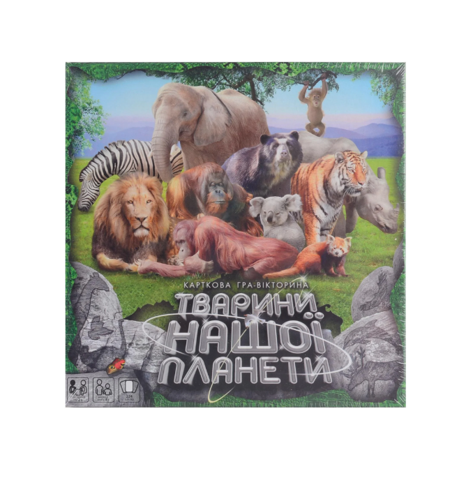 Настільна гра Danko Toys Тварини нашої планети 2 G-JNP-01U (MTT-89326) Настільна гра Danko Toys Тварини нашої планети 2 G-JNP-01U (MTT-89326)