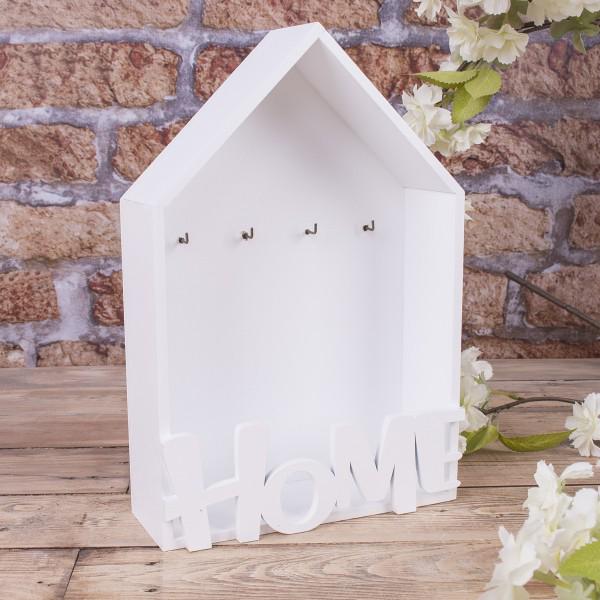 Ключница HOME 2193 Открытая домик Белый (100284)