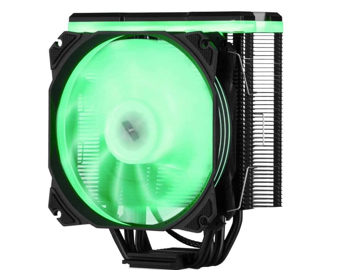 Кулер вентилятор для процессора 2E GAMING Air Cool AC120D4TC-ARGB Черный (iz16594)