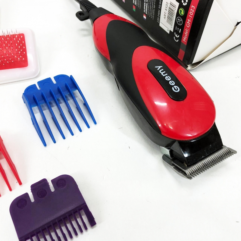 Машинка для стрижки тварин Geemy GM-1023 набір (tf7462) - фото 13 Машинка для стрижки тварин Geemy GM-1023 набір (tf7462) - фото 13