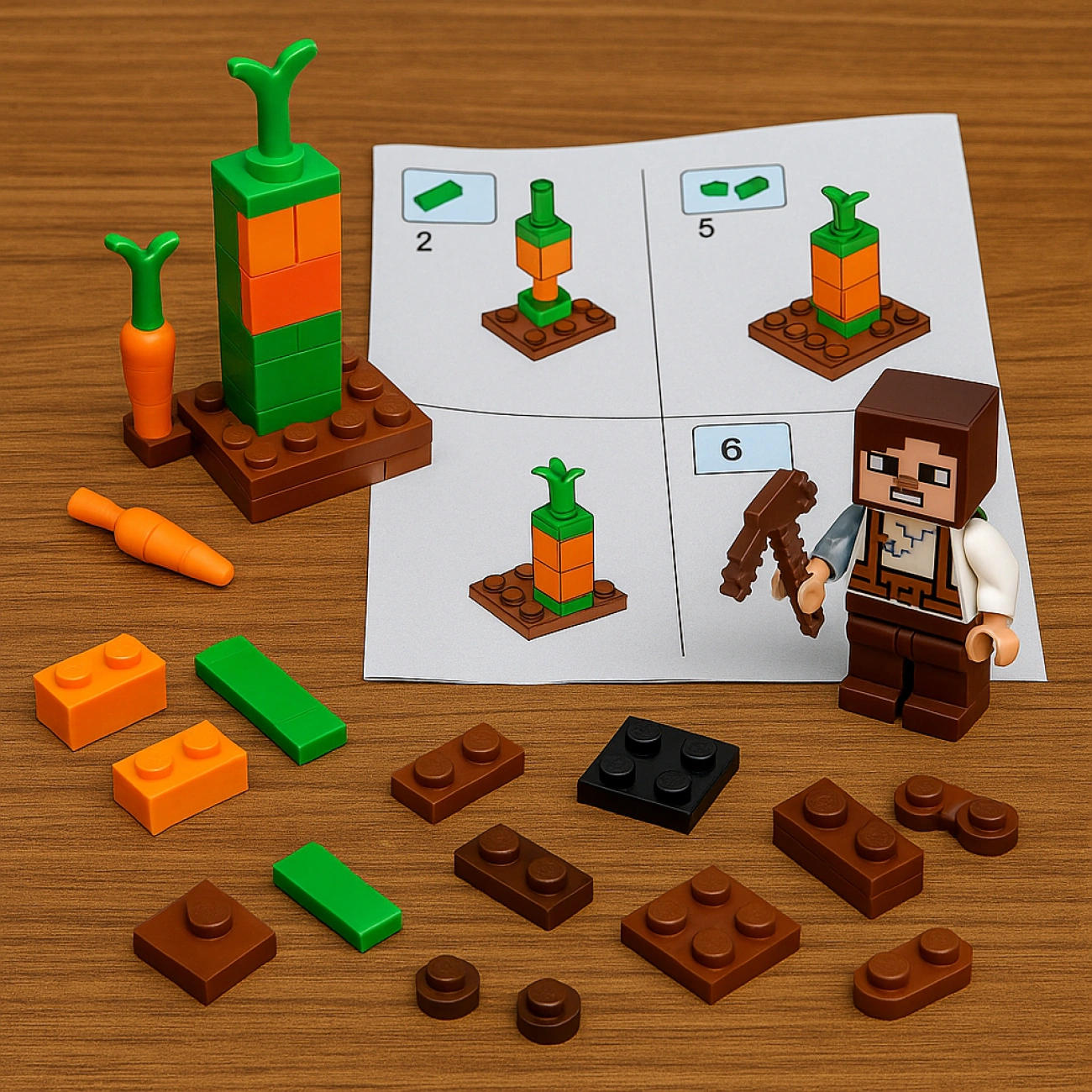 Набор игровой для детей Minecraft горный сад 43 эл. (29187901) - фото 5 Набор игровой для детей Minecraft горный сад 43 эл. (29187901) - фото 5