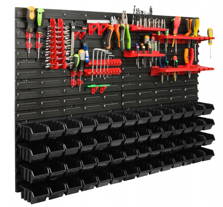 Панель для інструментів Kistenberg 115х78 см 56 контейнерів Чорний (MIX585) Панель для інструментів Kistenberg 115х78 см 56 контейнерів Чорний (MIX585)
