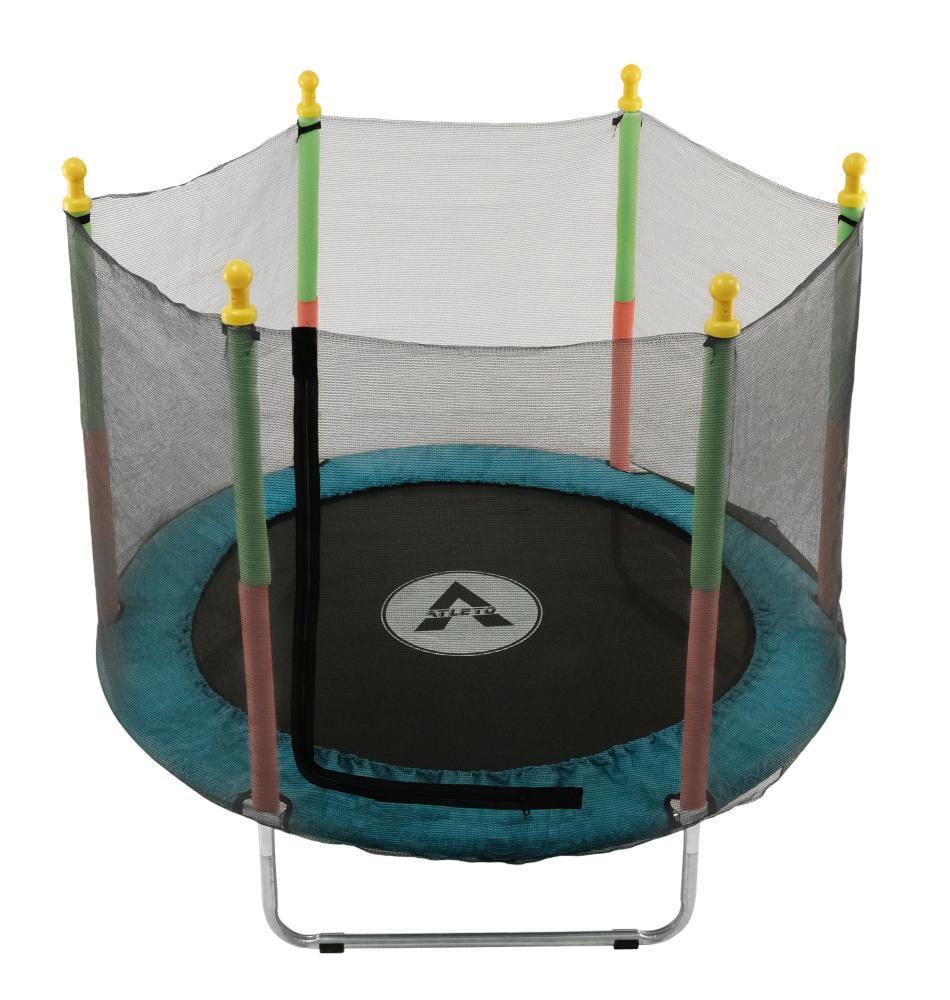 Батут дитячий Atleto із захисною сіткою на металевих опорах 160 см Синій (132-76-42400219) - фото 6 Батут дитячий Atleto із захисною сіткою на металевих опорах 160 см Синій (132-76-42400219) - фото 6