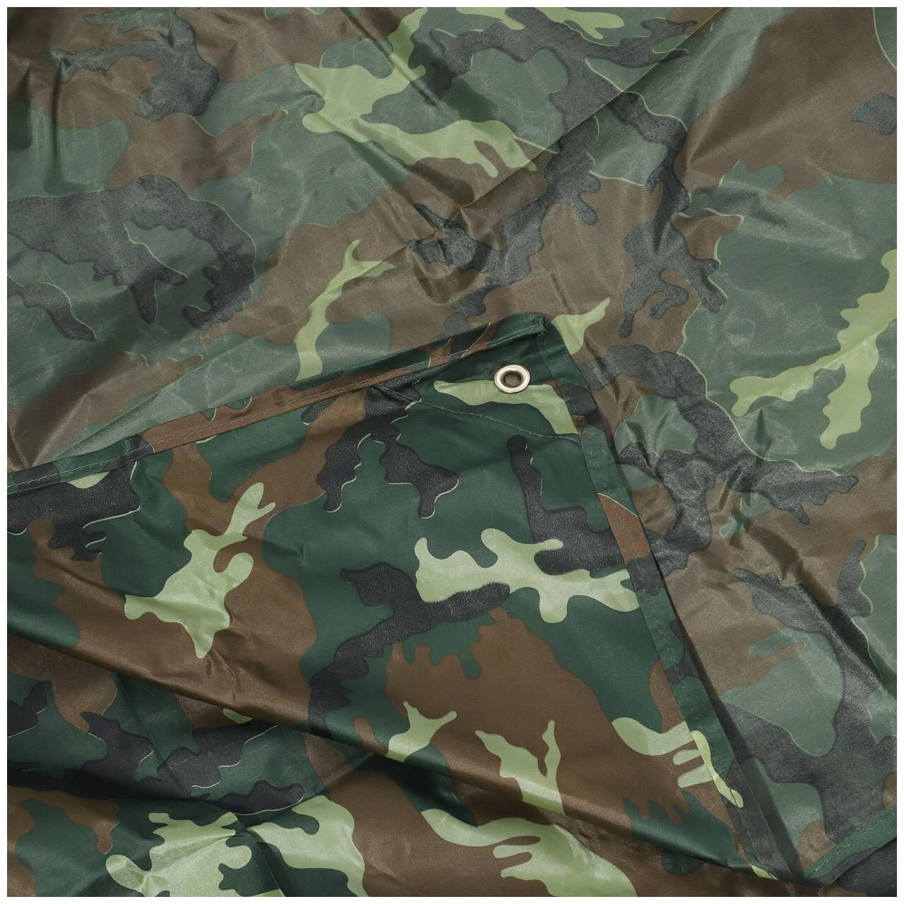 Брезент військовий MFH камуфляж 2x3 м Camo (32421X) - фото 4