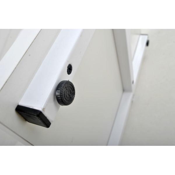 Подставка для педикюра с белой полочкой металл Белый - фото 3