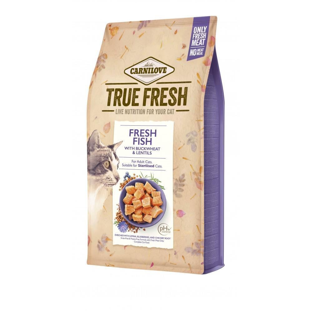 Корм сухой для взрослых котов Carnilove True Fresh с рыбой 1,8 кг (арт.172157)