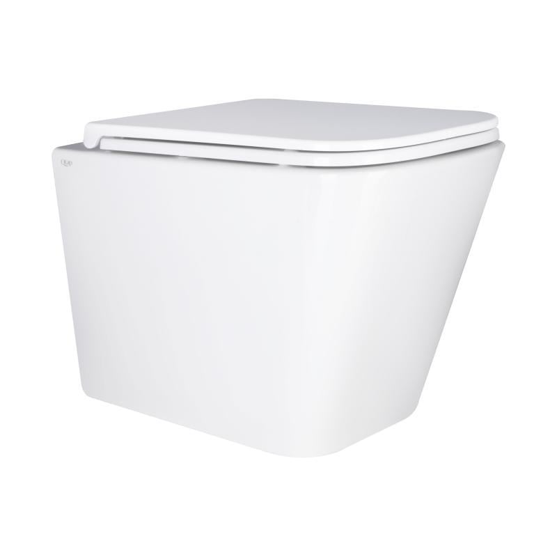 Унітаз підвісний Qtap Tern ULTRA QUIET SLIM DUROPLAST/SOFT-CLOSE/QUICK RELASE 490х340х350 мм White