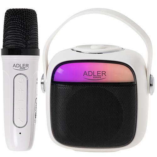 Портативная колонка с подсветкой Adler AD 1903 1500 мАч Black (2e4289b5)