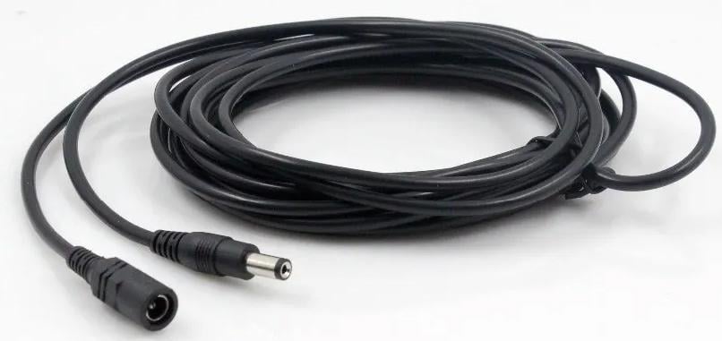 Кабель удлинитель Everon Power Extension Cable 20 м для IP-камеры/роутера/медиаконвертера/бесперебойника 20 м 12V DC12V 5,5х2,1 мм (DC12V20M)