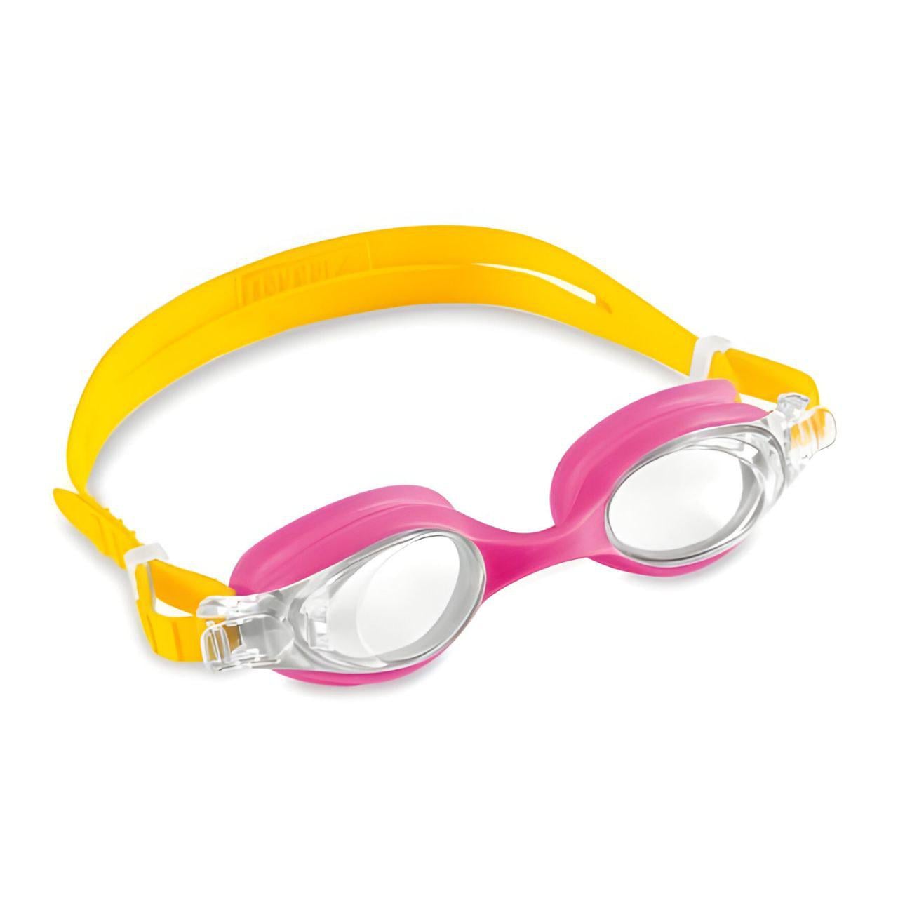Очки для плавания детские Intex 55694 S 3–8 лет Розовый (32728753)