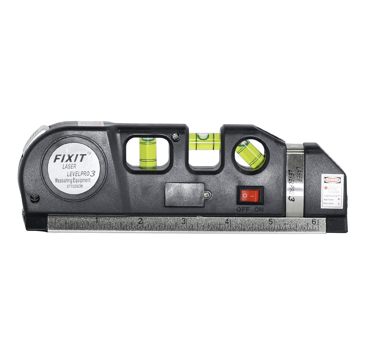 Лазерний рівень нівелір Fixit Laser Level Pro 3 з рулеткою і рівнем (29433493) Лазерний рівень нівелір Fixit Laser Level Pro 3 з рулеткою і рівнем (29433493)