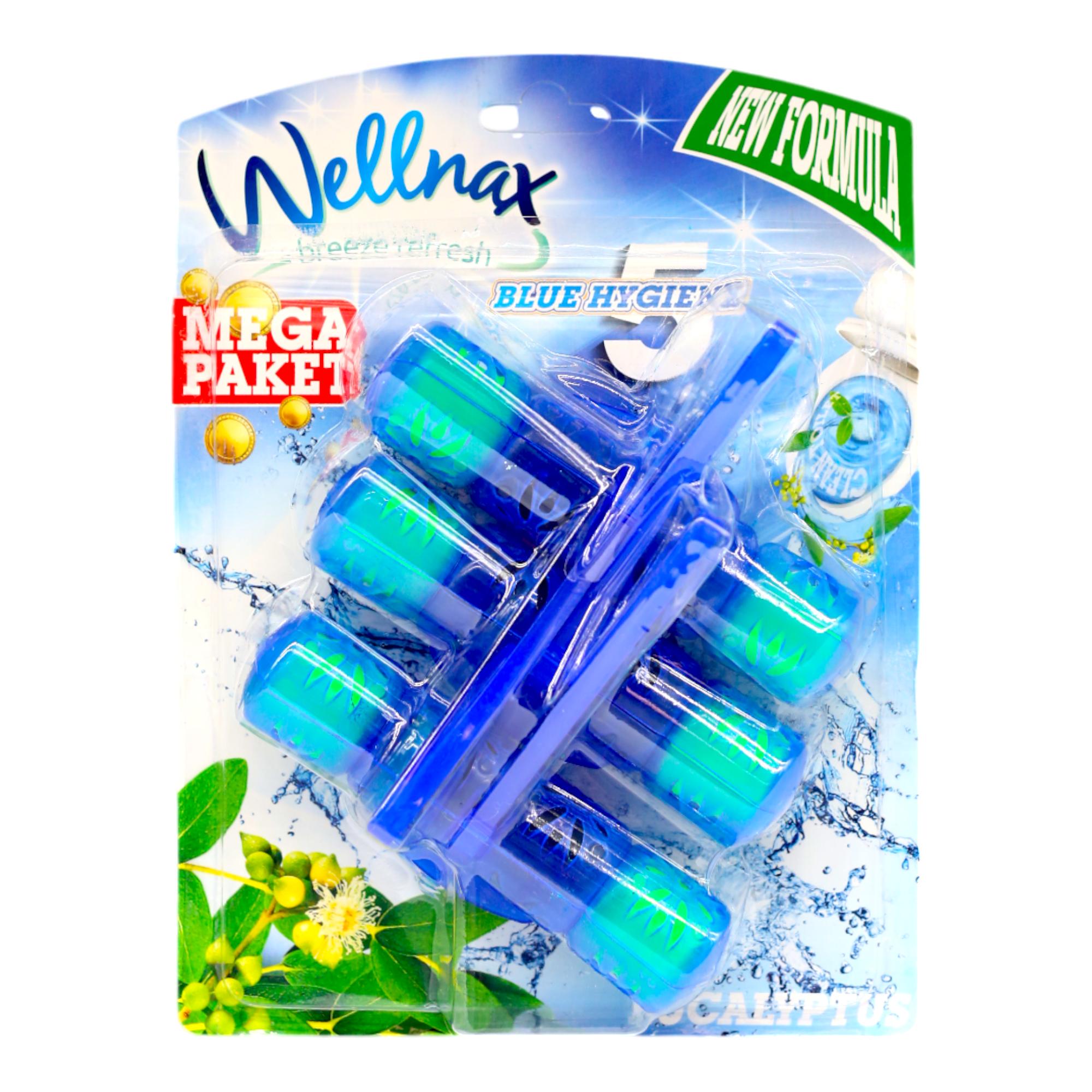 Туалетний блок Wellnax Blue Water Евкаліпт 3x50 г (НФ-00007177)