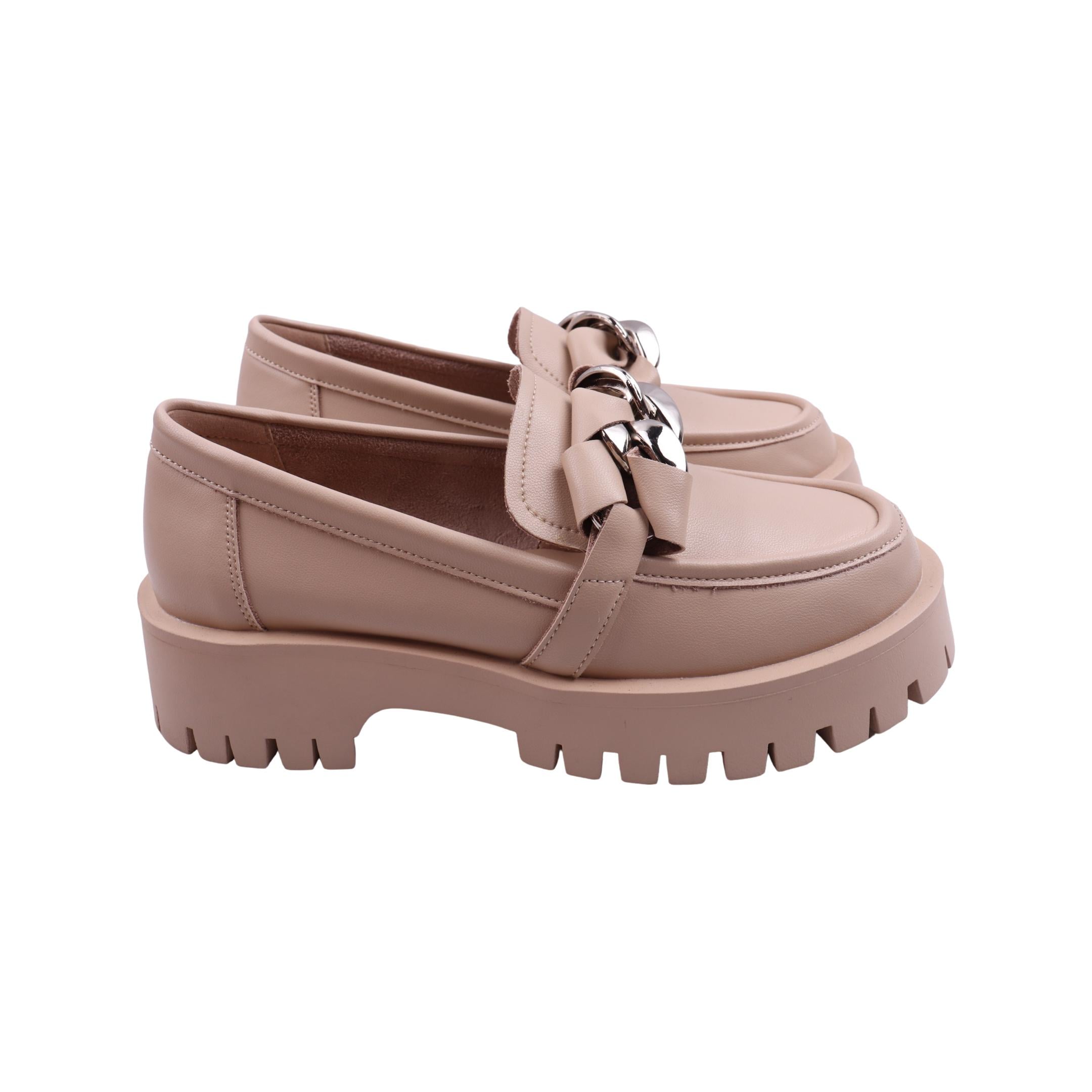 Туфли женские Melanda из кожи р. 34 Бежевый (156-23DTC) Туфли женские Melanda из кожи р. 34 Бежевый (156-23DTC)