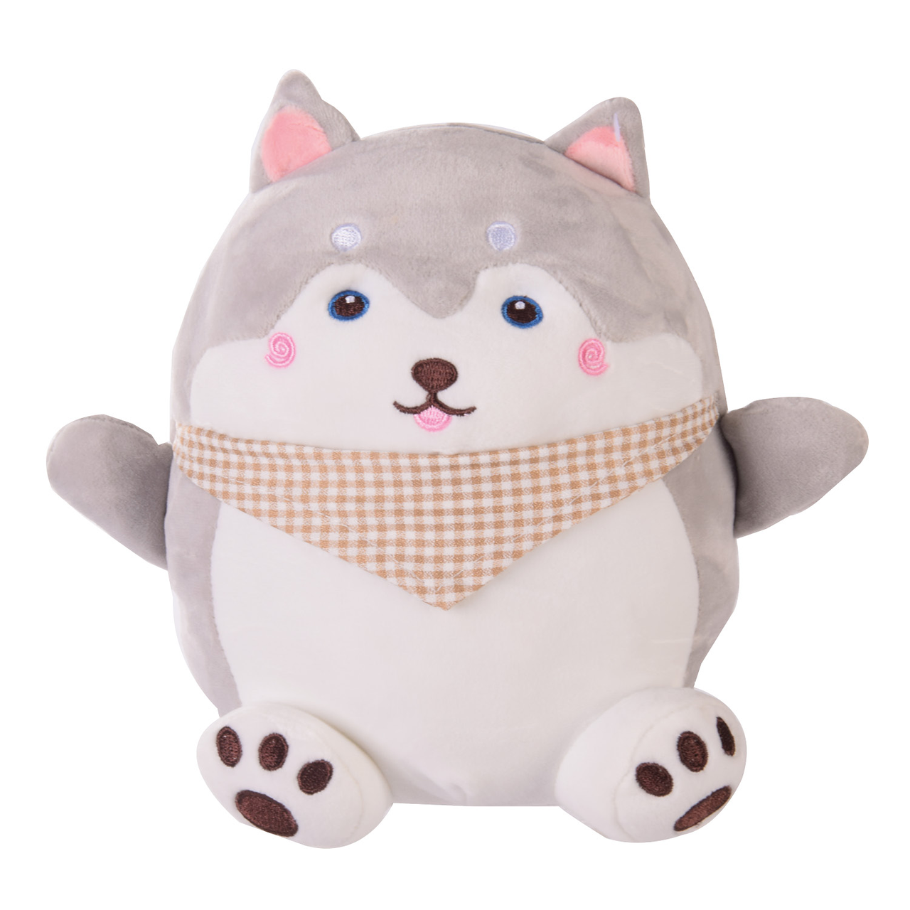Мягкая игрушка антистресс собачка хаски (3439-1)