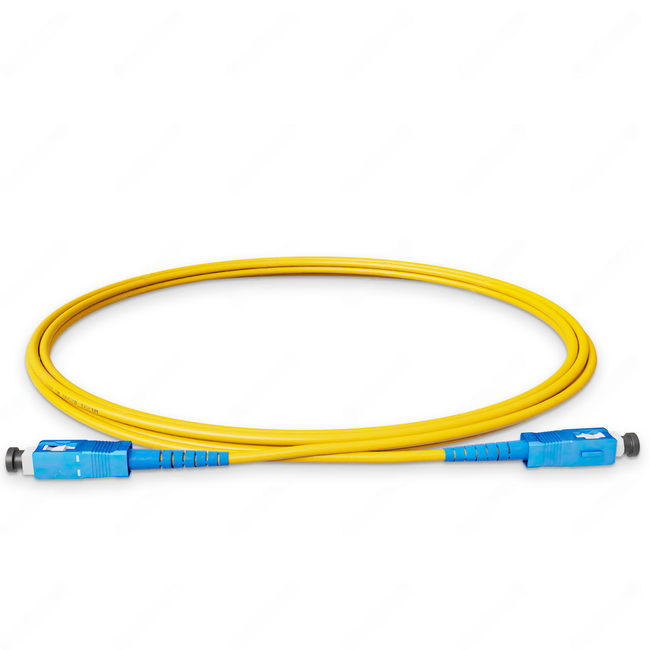 Патч-корд оптический Simplex SC/UPC-SC/UPC LSZH Singlemode G.652.D 3 мм 1 м Желтый (2563285712)