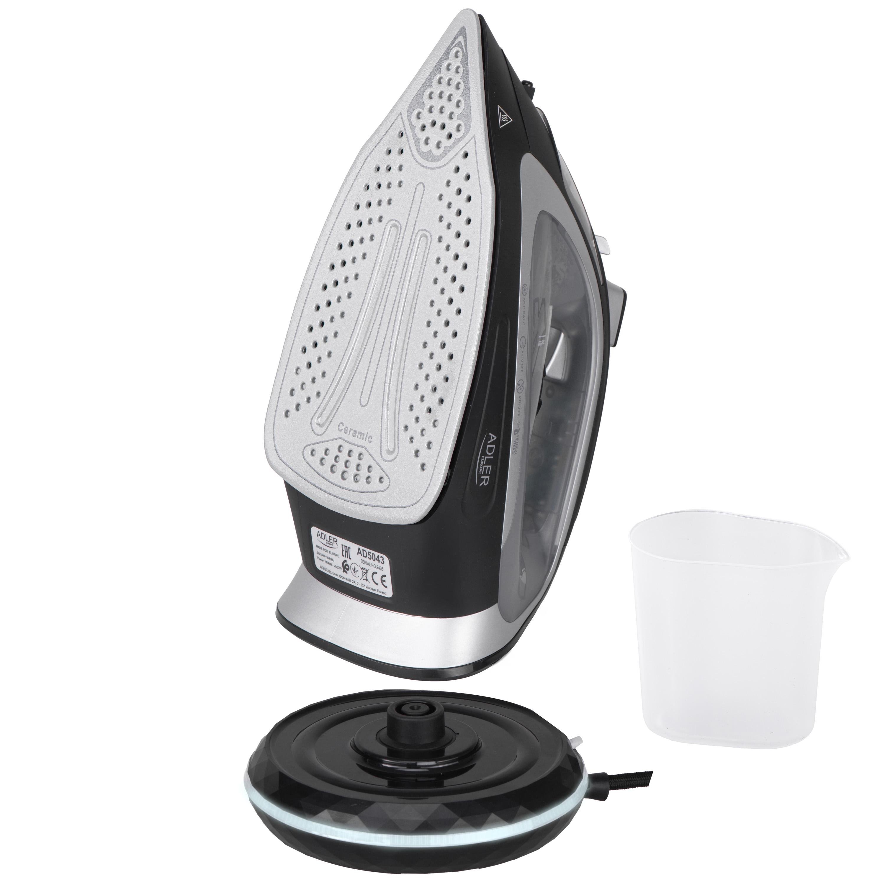 Утюг Adler беспроводной паровой (AD5043) - фото 5 Утюг Adler беспроводной паровой (AD5043) - фото 5