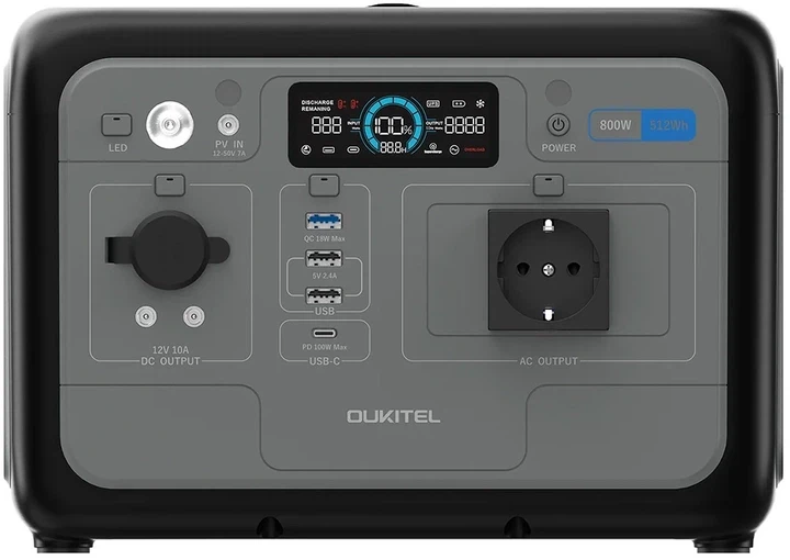 Зарядная станция Oukitel P800 800 Вт/512 Вт/ч, LiFePO4 (P800)