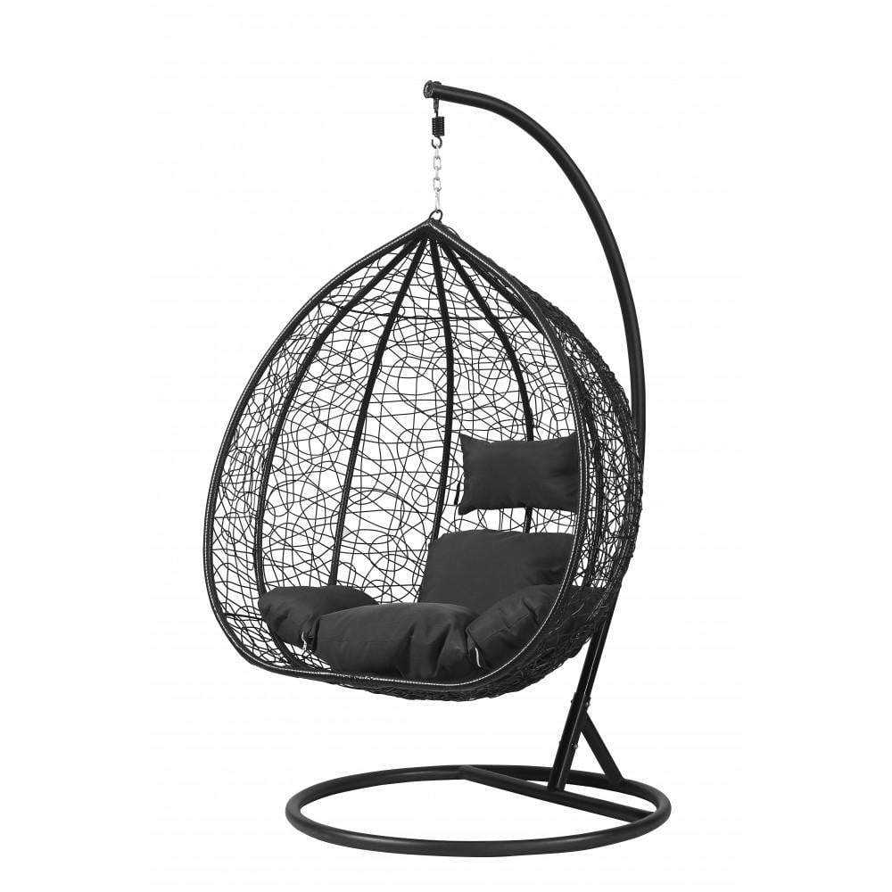 Кресло подвесное Bonro 329 xl Черный/Серый