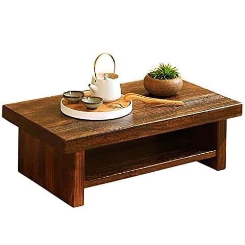 Столик для медитації з дерева Барвані 65х38х28 см Латте (МДТ-6538281016)