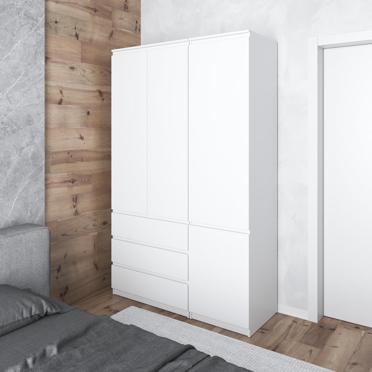 Мебельный комплект для одежды Вайс R9/R22 1304х500х2110 мм Белый (30846926) - фото 1 Мебельный комплект для одежды Вайс R9/R22 1304х500х2110 мм Белый (30846926) - фото 1