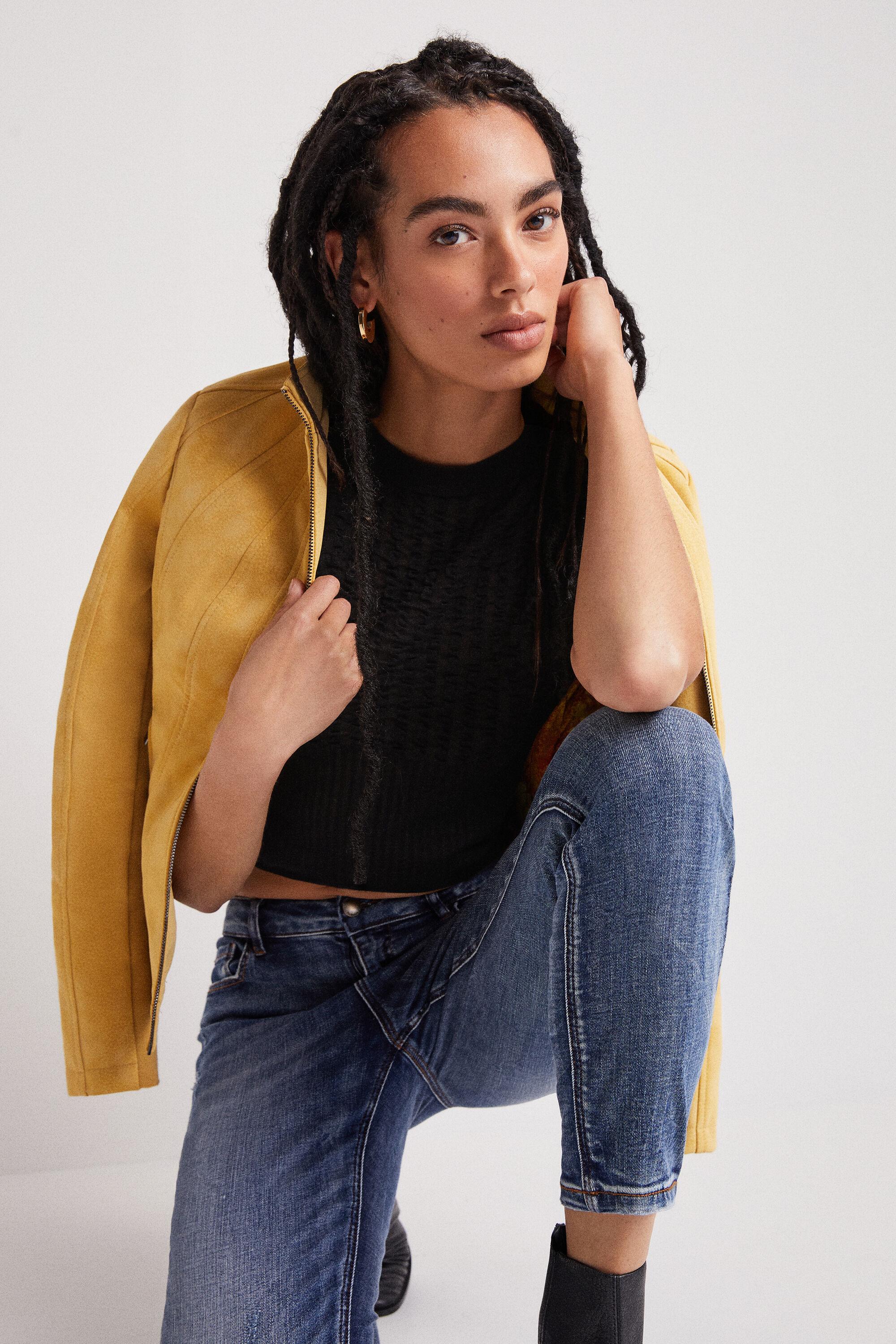 Куртка женская Desigual 22swew30 L Желтый - фото 5 Куртка женская Desigual 22swew30 L Желтый - фото 5