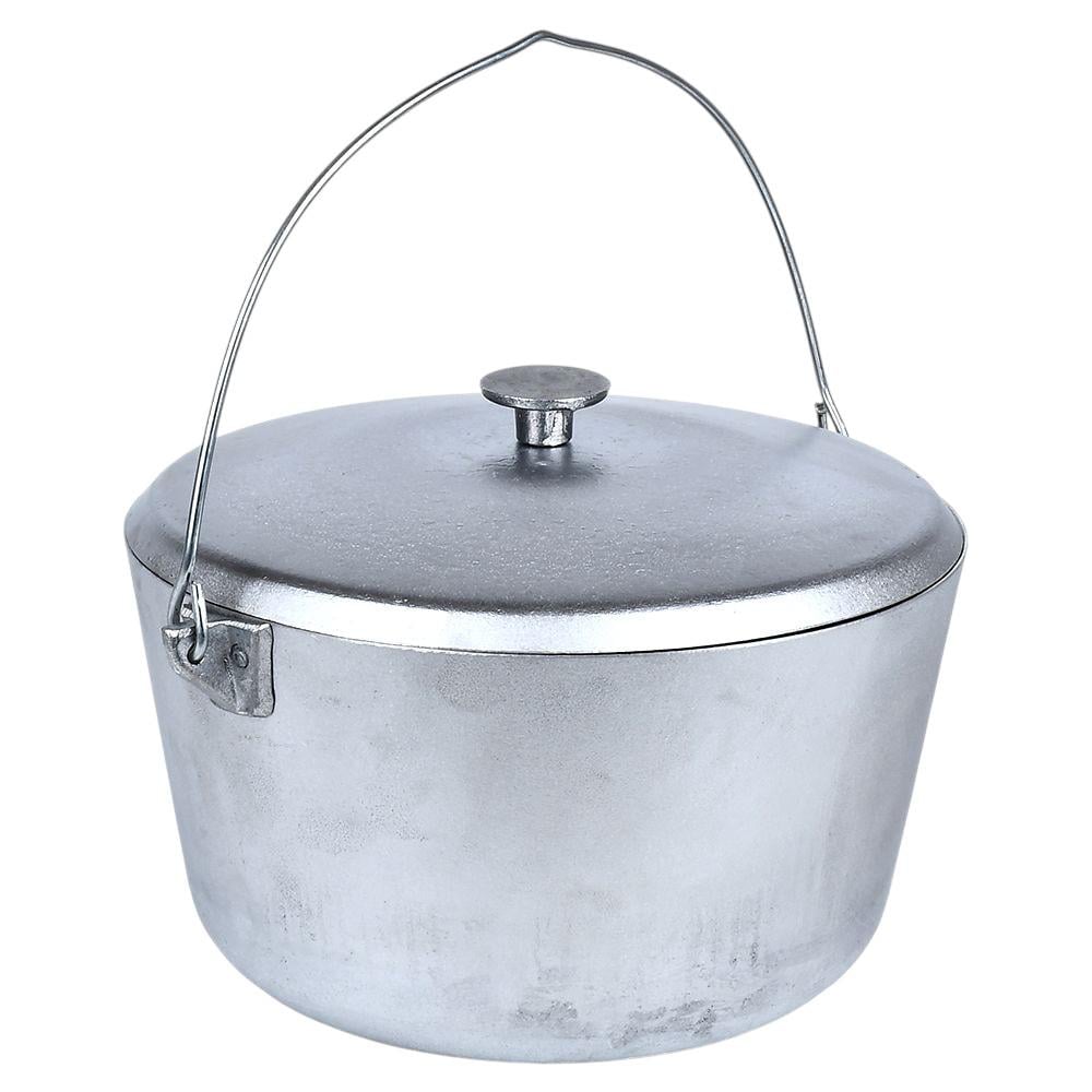 Котел туристический с дужкой и крышкой УК-К7.0 алюминиевый 7 л Металлический