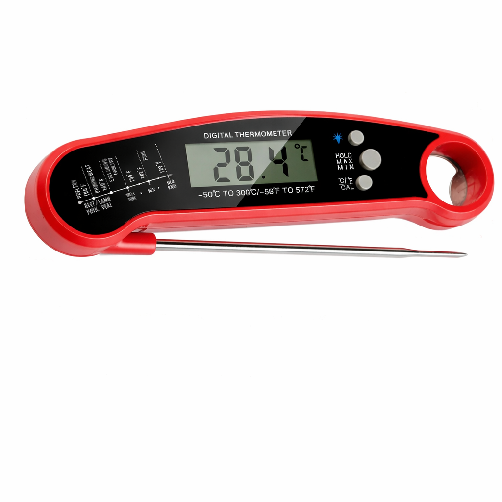 Термометр кухонный цифровой для мяса сложный с щупом