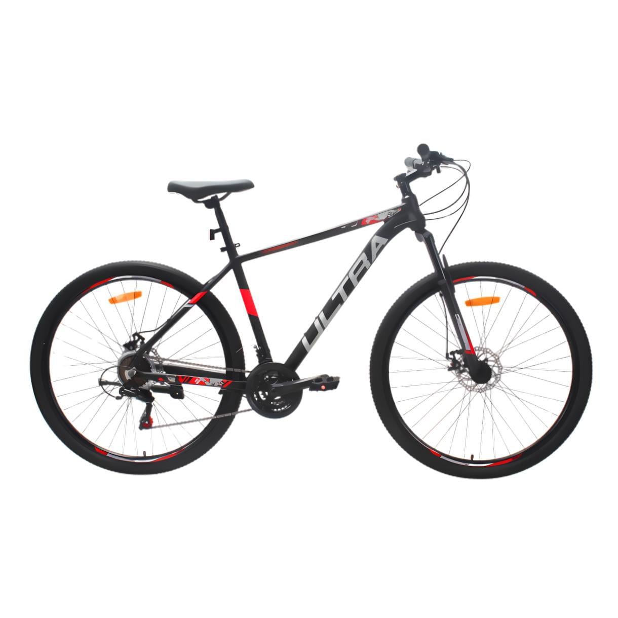 Велосипед CrossBike ULTRA 29" 19" Чорний/Червоний (364)