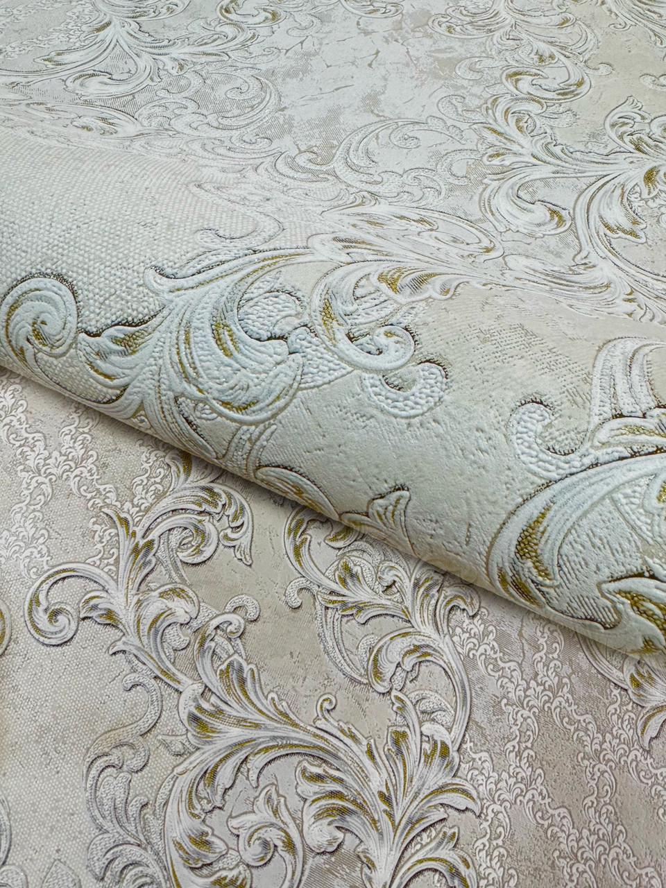 Шпалери вінілові Слов'янські шпалери на флізеліновій основі 10 м Бежевий (3755-05)