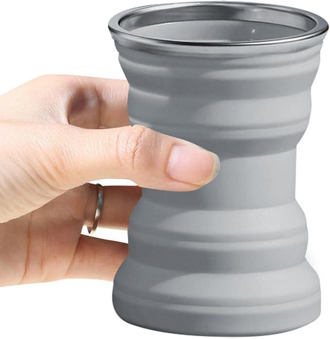 Кружка складная портативная силиконовая со шнурком 320 мл (25047138) - фото 2 Кружка складная портативная силиконовая со шнурком 320 мл (25047138) - фото 2