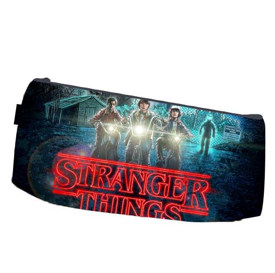 Пенал школьный Очень странные дела двухсторонний 22х11 см (pn_0087)