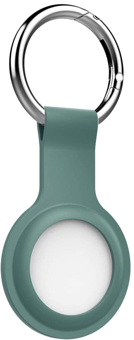 Чехол-брелок для AirTag MOKO Ring силиконовый Green (MKGRSIL)