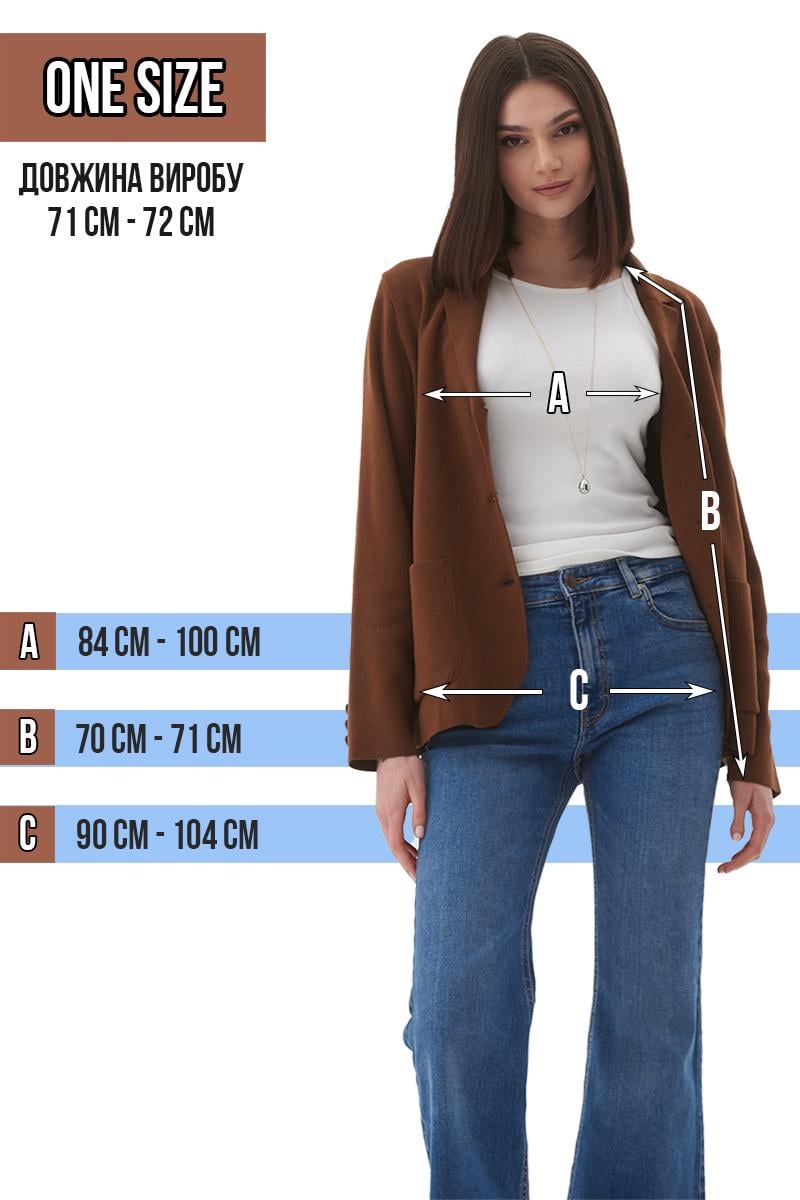 Пиджак легкий вязаный женский SVTR р. 42-50 Серый (596) - фото 10 Пиджак легкий вязаный женский SVTR р. 42-50 Серый (596) - фото 10