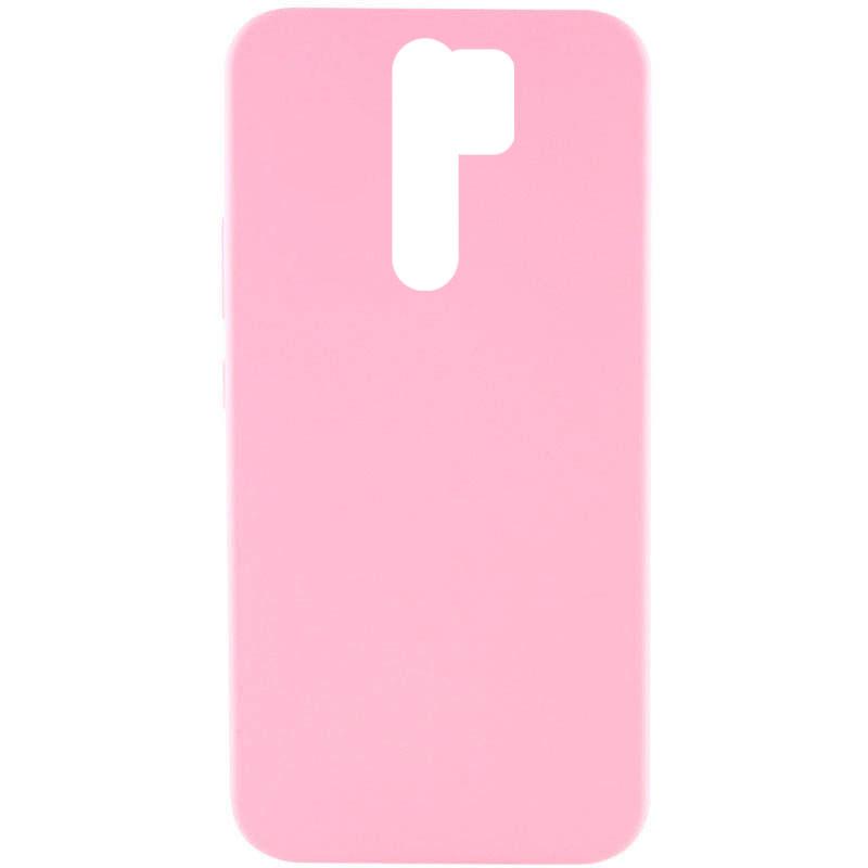 Протиударний чохол Silicone Cover Lakshmi Full Camera (AAA) для Xiaomi Redmi Note 8 Pro  РОЖЕВИЙ / LIGHT PINK