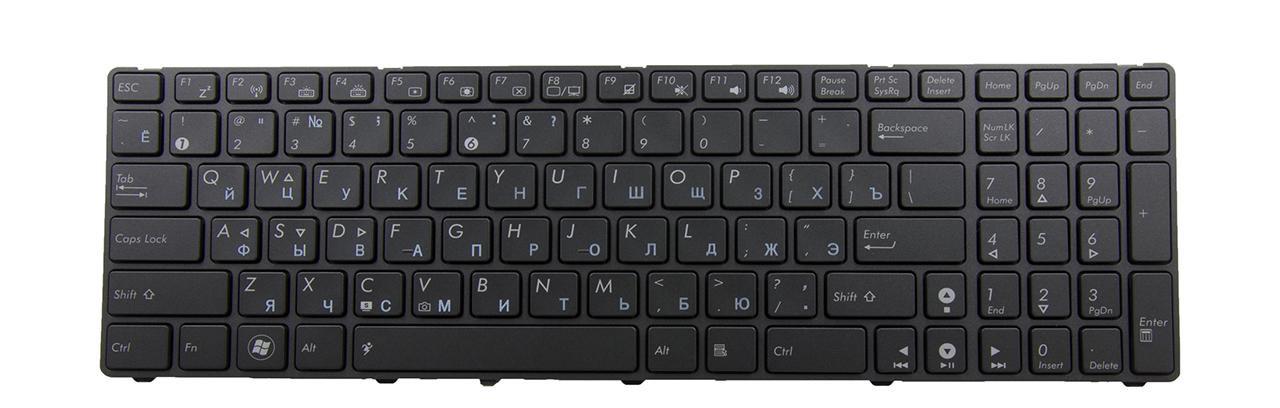 Клавиатура для ноутбука Asus K70 K70IJ матовая (04GNV91KRU00)