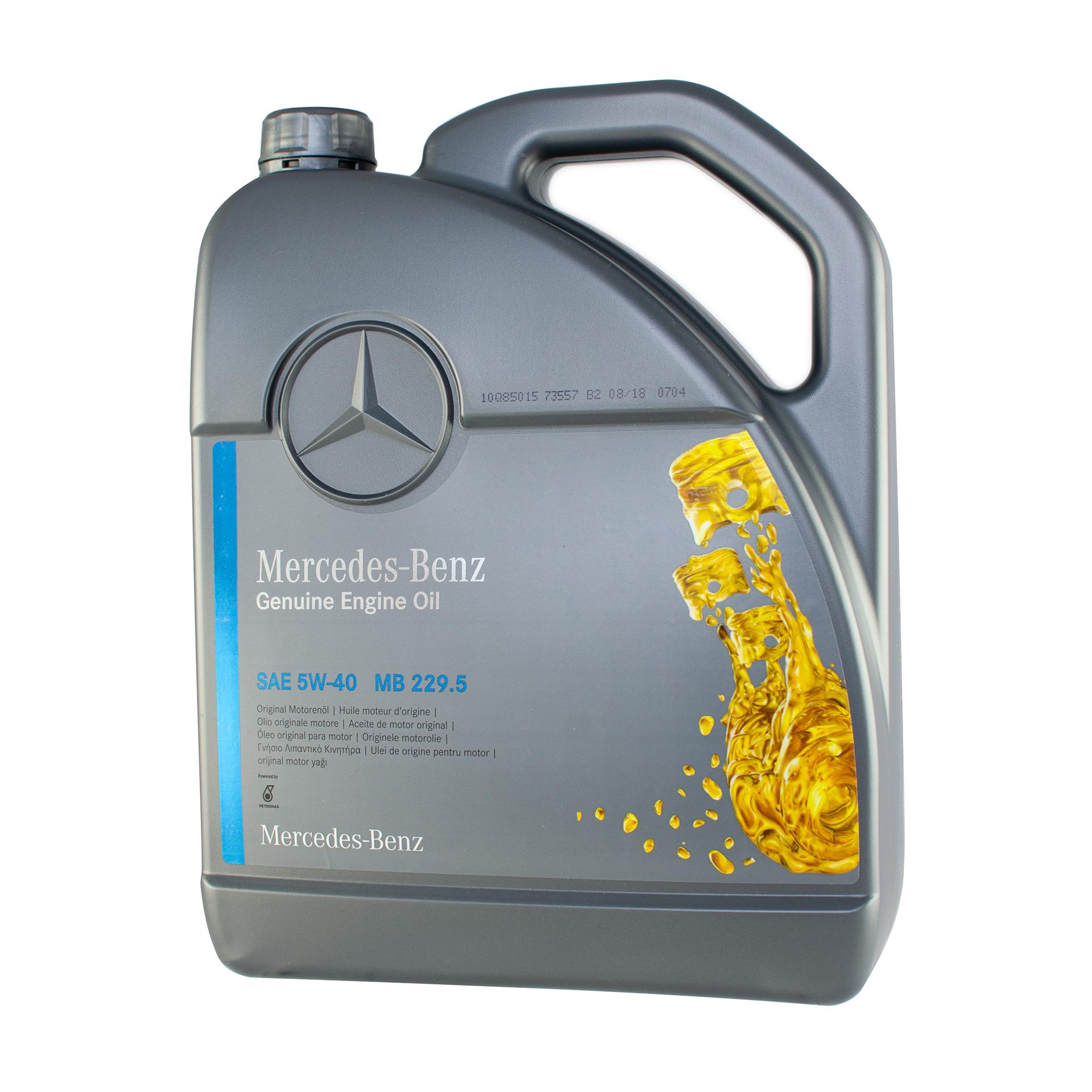 Моторное масло Mercedes Synthetic MB 229.5 5 л