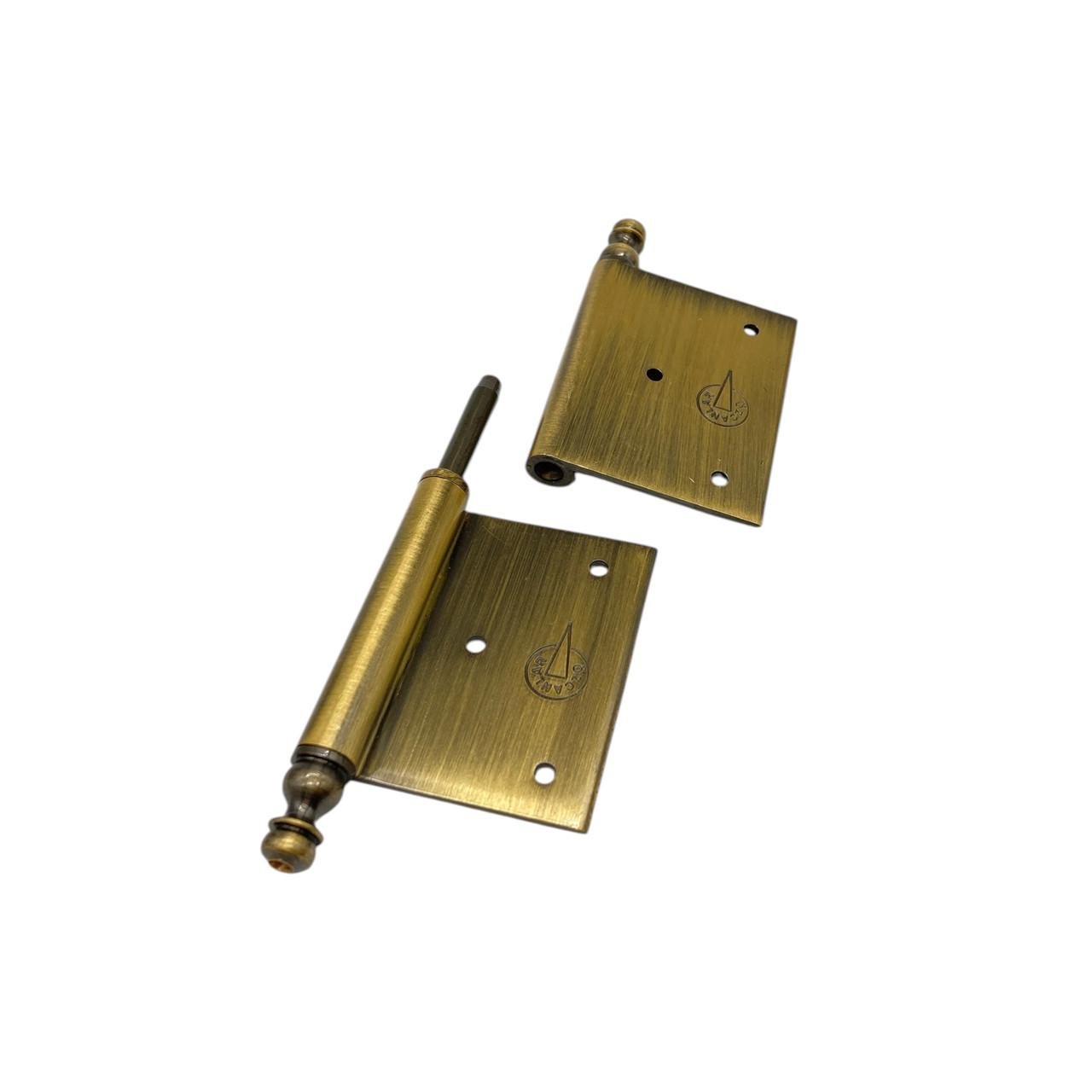 Петля дверна врізна Ozcanlar 140 мм з декором Antic (290083) - фото 3