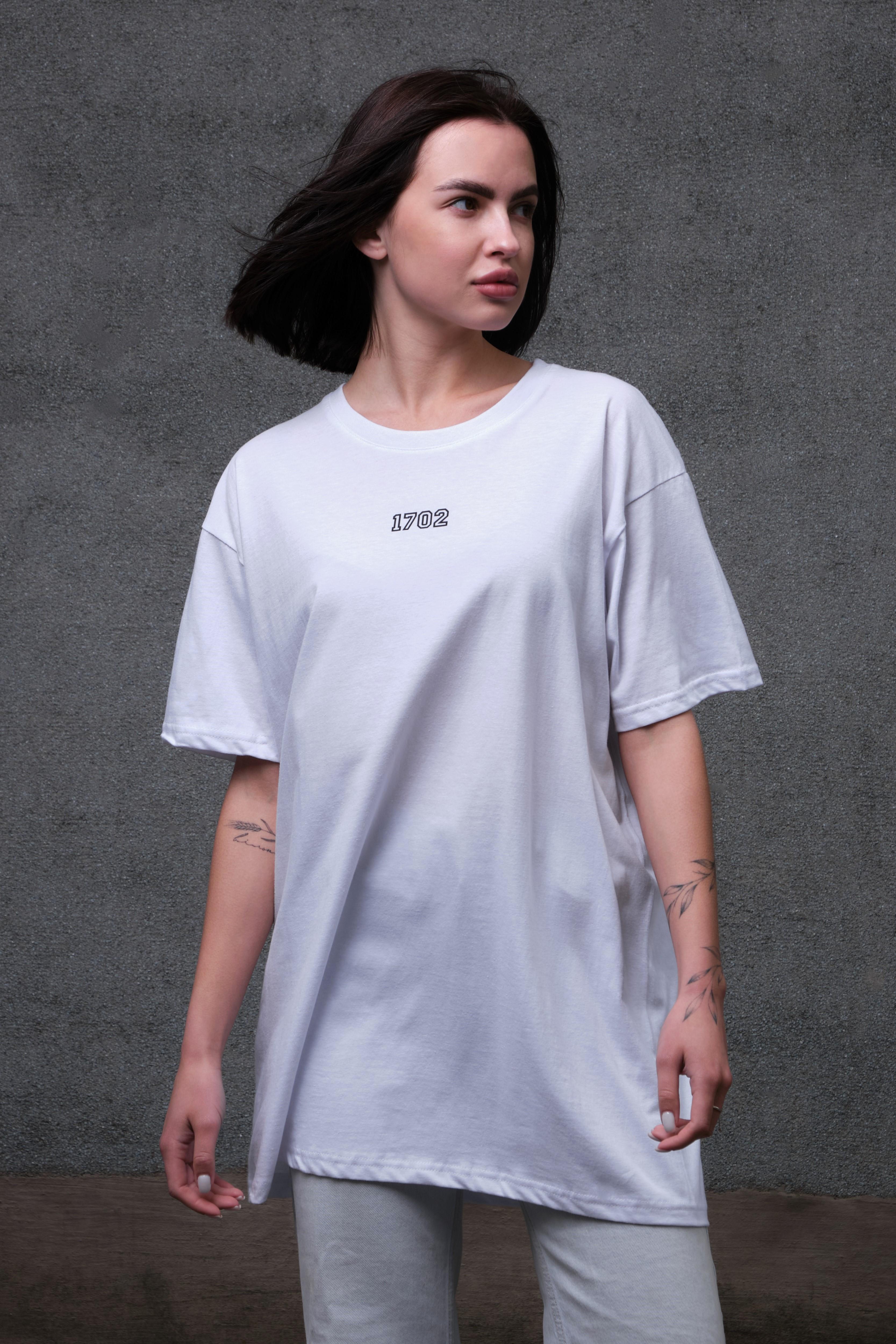 Футболка женская Without 1702 с принтом оверсайз S/M White (S8049245) - фото 4 Футболка женская Without 1702 с принтом оверсайз S/M White (S8049245) - фото 4