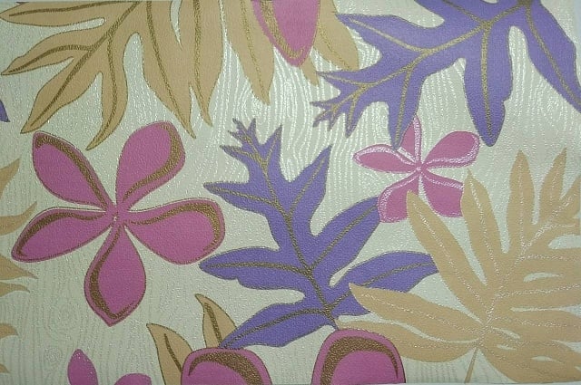 Обои на бумажной основе Шарм 131-05 Гербарий 0,53х10 м Фиолетовый (63481844545099340e54c1ea)