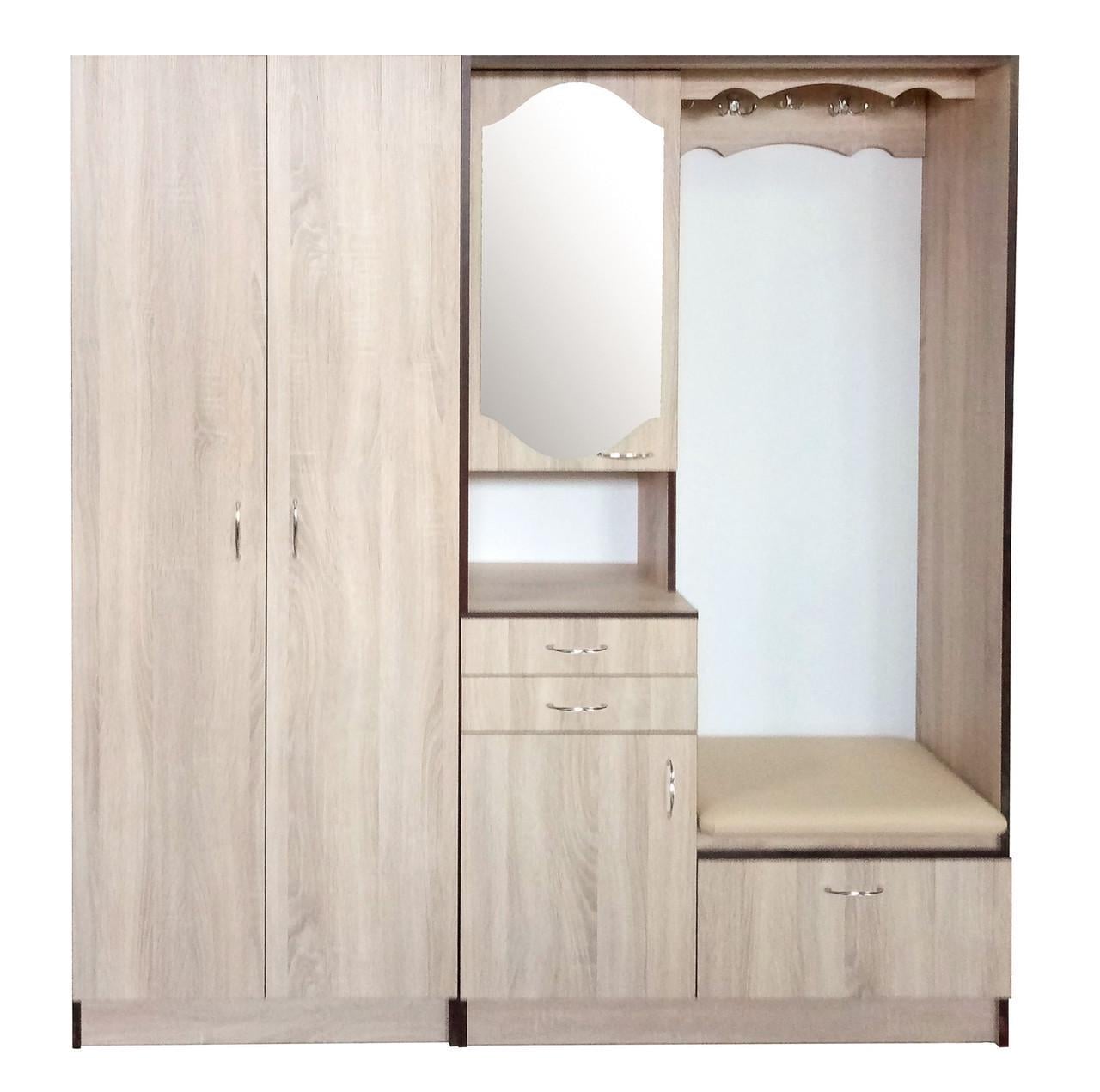 Прихожая МАКСИ-МЕбель Кармен Light Дуб сонома (11221)