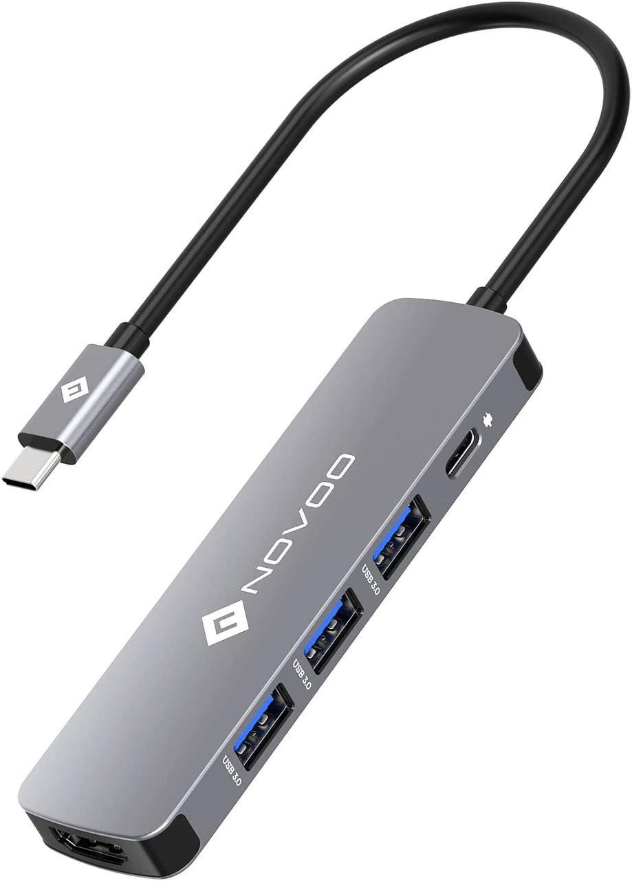 Концентратор-адаптер Novoo 5в1 USB C (LPNHE655343597)